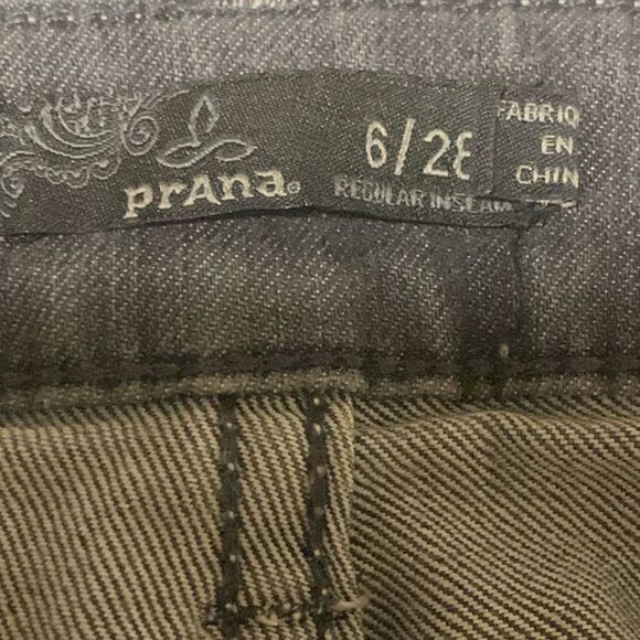 PRANA, jeans, size 6, dark gray, great condition - Picture 2 of 11